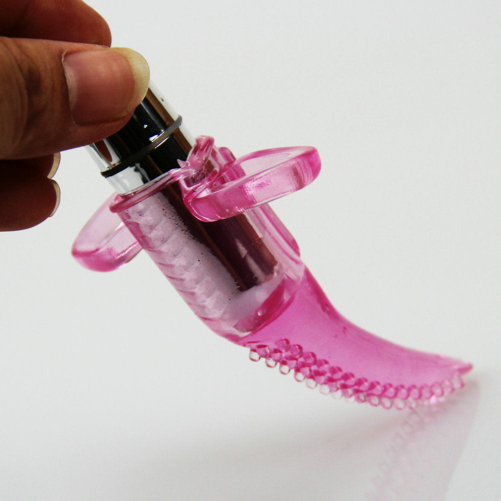 Creative Tongue Shaped Automatic Plastic Vibrator