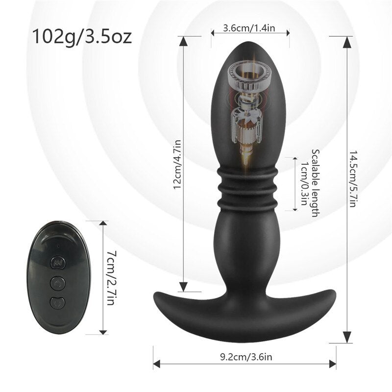 Men's Anal Plug Vibrator 