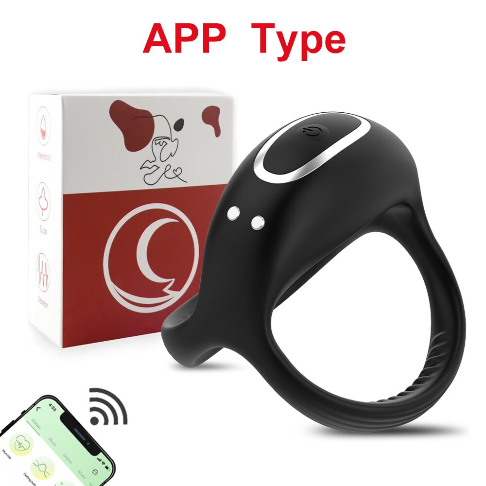 Ultra Soft Wireless Cock Ring with Vibrations